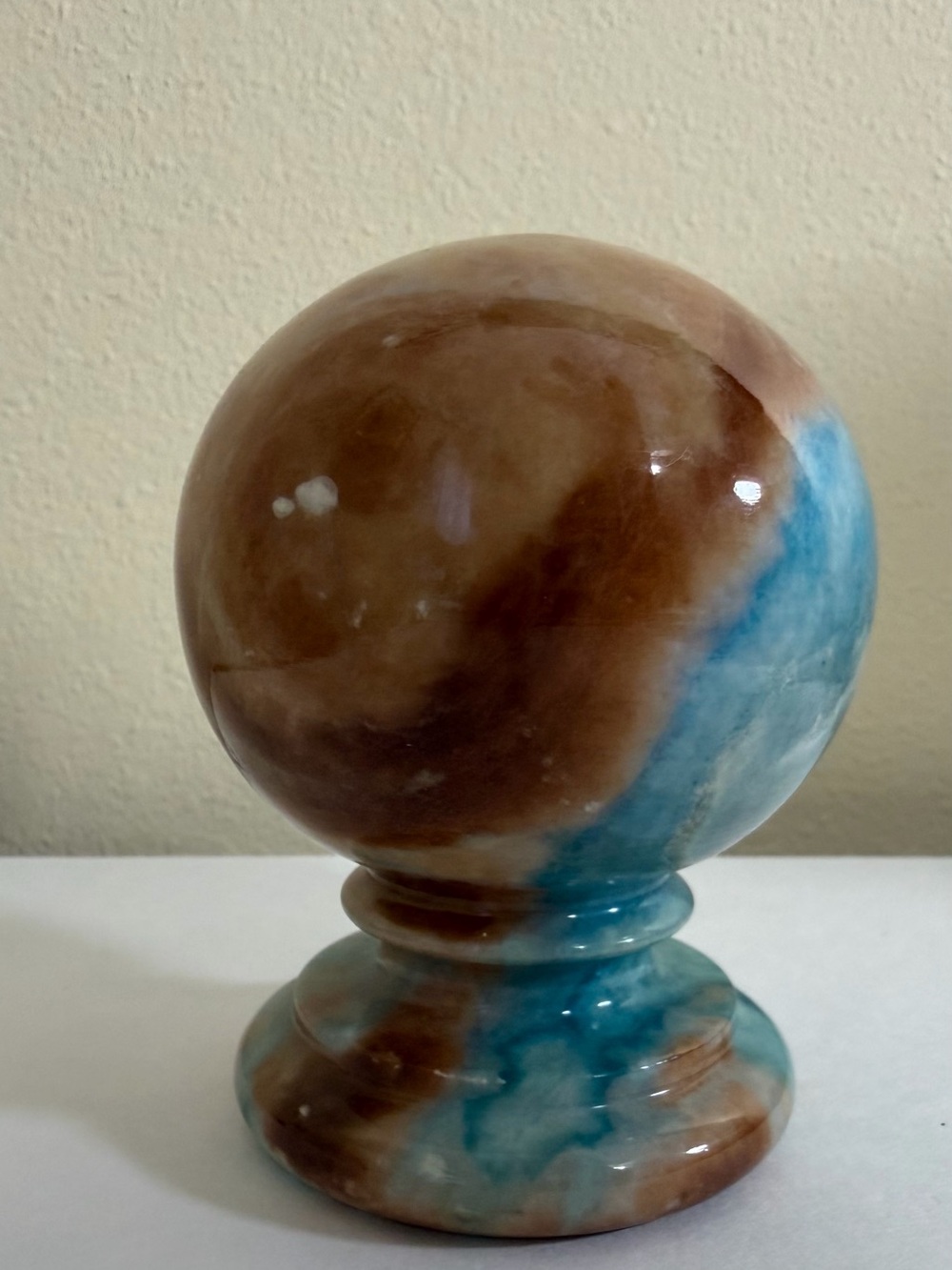 Alabaster Orb Paper Weight